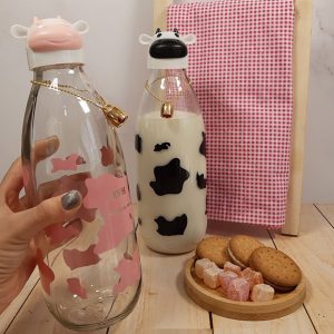 بطری شیر طرح گاو